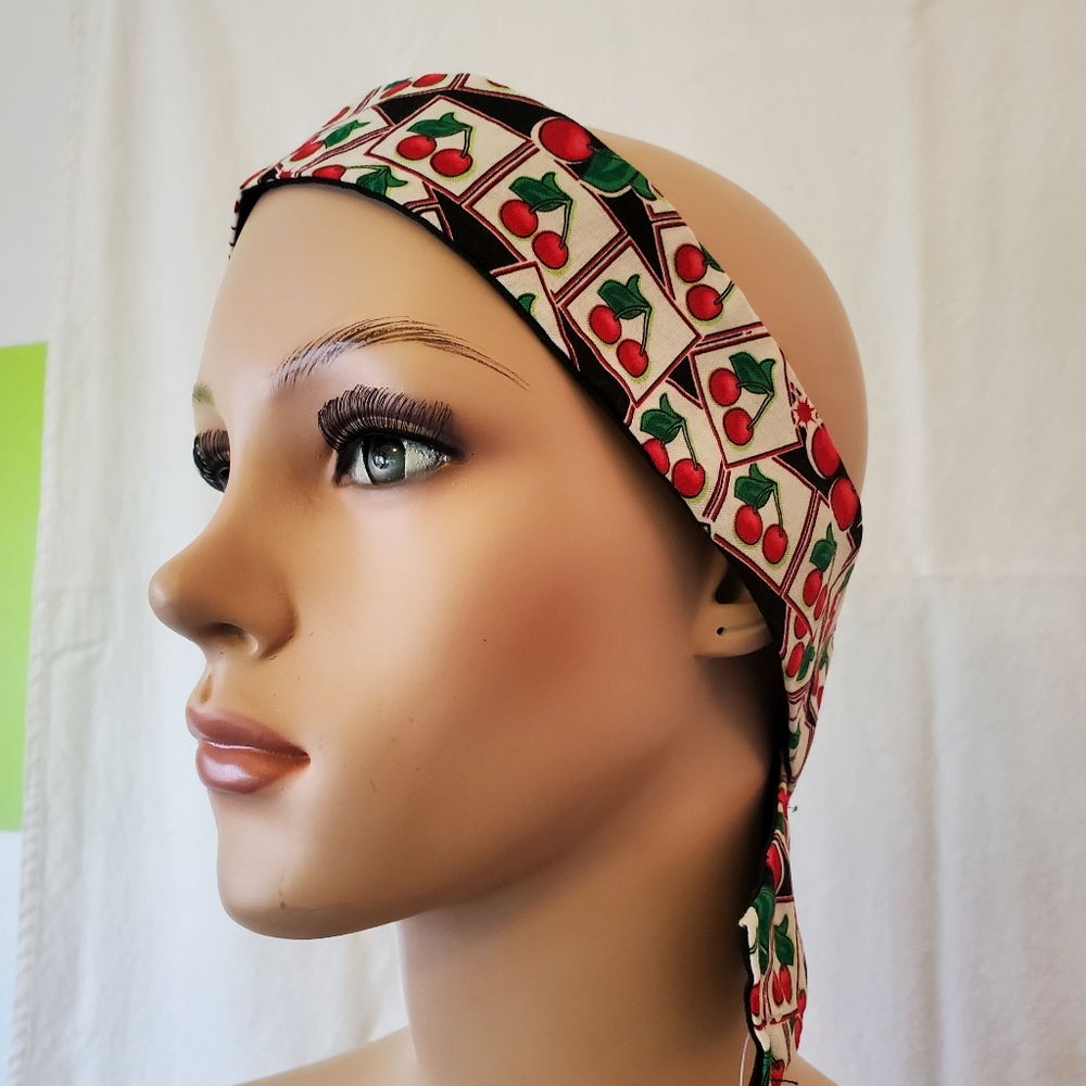 Cherry Print Fabric Headband